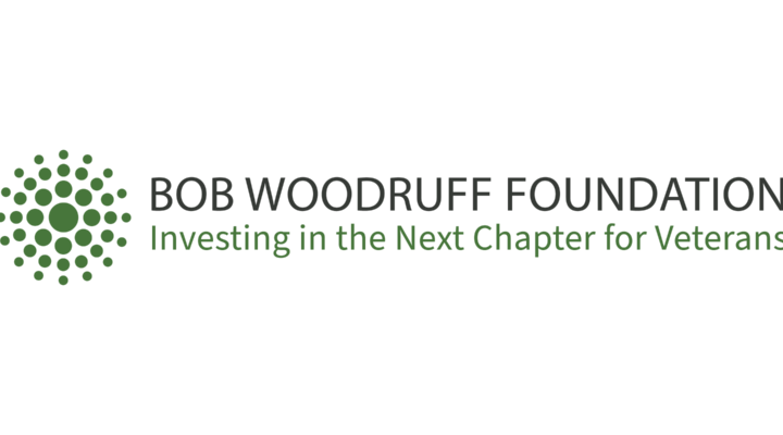 Bob Woodruff Foundation logo with green dotted circle and text: 